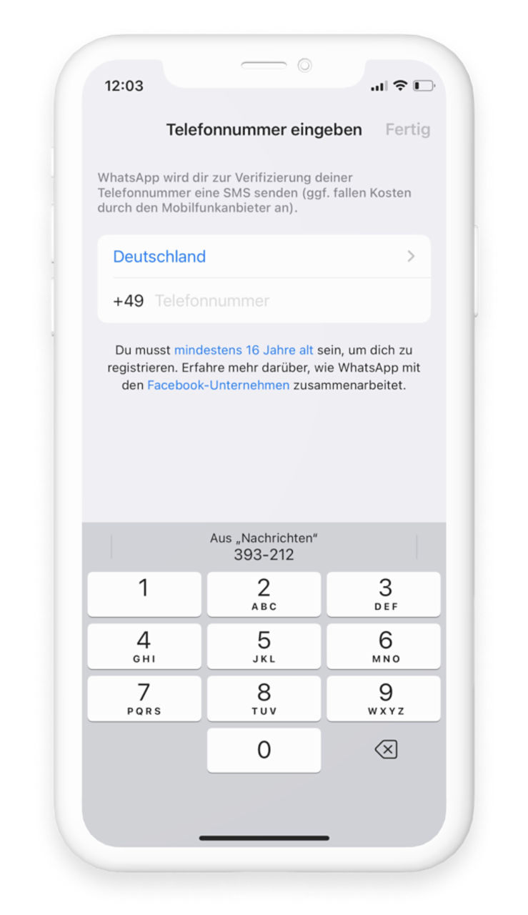 Gründe wieso die Handynummer bei WhatsApp als ungültig angezeigt wird